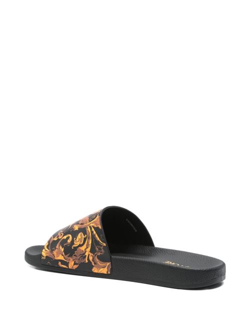 Ciabatta uomo in gomma Versace jeans Couture | 79YA3SQ4ZS365G89